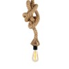 Lixada 250cm AC220V E27 Single Head Vintage Hemp Rope Hanging