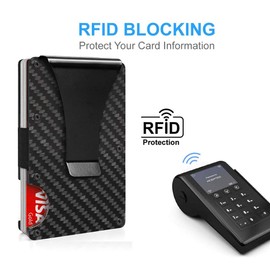 HitTopss Credit Card Holder, black, Minimalist