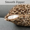 Hodeacc 6 Pack Leopard Printed Series Pillow Covers,Soft Plush Animal