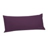 AIMANE® Long Bolster Pillowcase Cover - Body Pillow Neck Support - Orthopaedic Bolster Pillowcase Cover Nursing Pregnancy Support Long Pillowcases (Double 4.6FT, Plum)