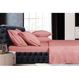 Mocassi Queen Sheet Set - Luxury Hotel 1800 Premier Bedding Sheets & Pillowcases - Ultra Soft Breathable & Cooling Bed Sheets - Deep Pocket - Wrinkle Resistant - 6 Piece Set - Queen, Dusty Rose