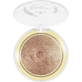 essence the glowin' golds vitamin C baked highlighter, Nr. 01 Golden Days Ahead, gold, für Mischhaut, strahlend, strahlend frisch, schimmernd, glänzend, metallisch, intensiv, glitzernd (4,5g)