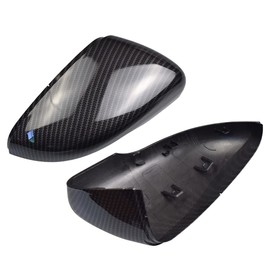 Yoegerery Car Side Rear View Rearview Mirror Cover Replacement For VW Golf 6 MK6 R GTI VI 2009-2013 (Carbon fiber pattern)