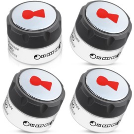Teenyyou 4 Pack 91538 Lighted Control Knobs Compatible with Weber 400/600 Grills Manufactured 2012 Years and Later, Compatible with E-470/670 S-460/470/660/670 Etc.