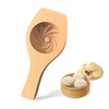 Wooden Steamed Bun and Mooncake Molds Kitchen Tool for Homemade Buns, Cookies & Mooncakes Baozi Dumpling Molds for Lunar New Year Mid-Autumn Festival