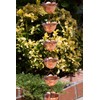 Monarch Rain Chains Pure Copper Lotus Cup Rain Chain Extension,