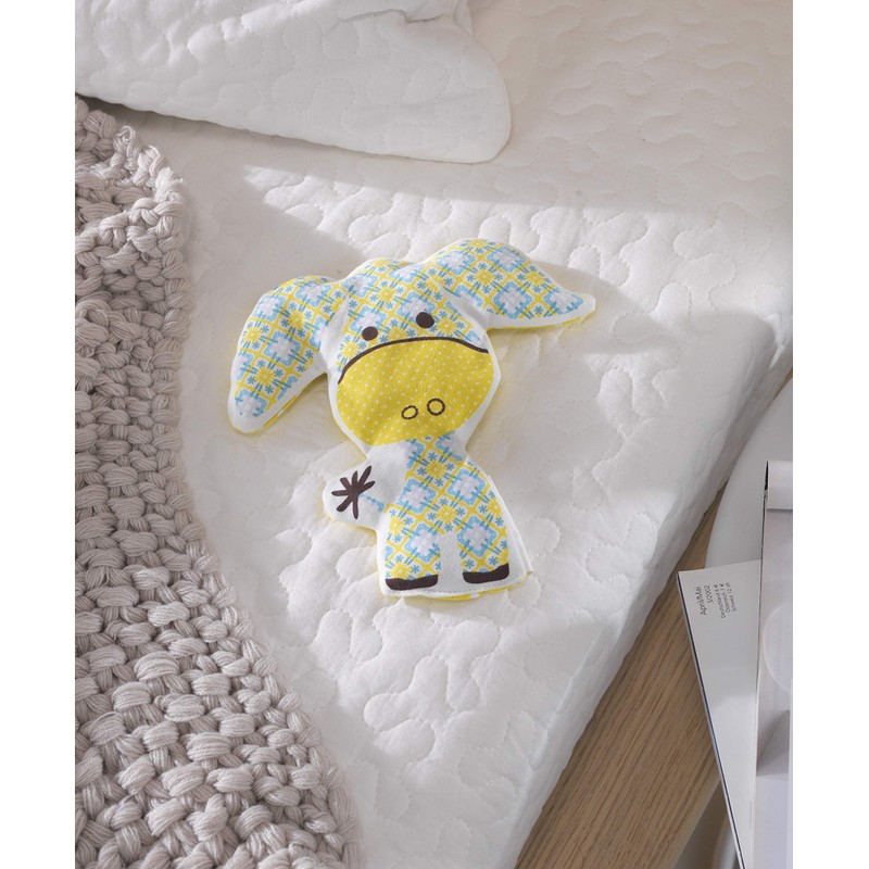 Cherry Stone Cushion Comforter Animal Donkey Acazia Yellow by THERALINE