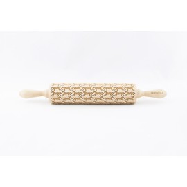 Rolling Pin Embossed with RUNNING HORSES Pattern for Baking Engraved Cookies Size Large 16.9 inch