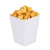 White Popcorn Boxes Mini Paper Popcorn Containers for Party,24 PCS