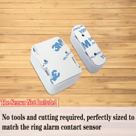 BYAYUGUB Adhesive Replacement Tape Compatible with SimpliSafe Entry Sensor,Double-Sided Tape for SimpliSafe Door Sensor,Easy Installation(18 Sensor Pads & 18 Magnet Pads)