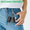 Small Pill Box,(2 Pack) Keychain Pill Holder Portable Mini Travel