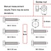 newlng M4 304 Hexagon Bolts Stainless Steel Bolts and Nuts