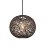 Loxton Lighting Modern Medium Wicker Rattan String Ball Style Ceiling