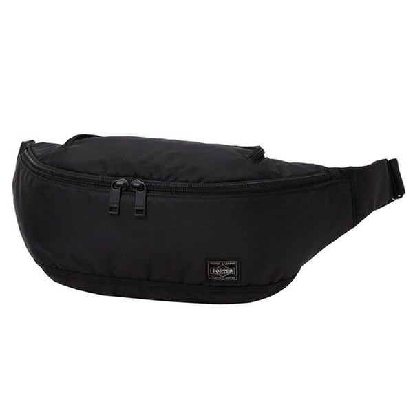 Porter Hip Bag, Flash Waist Bag (L), Black