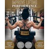 Beast Power Gear Weight Lifting Belt - 4” Genuine Leather