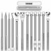 USCOLOR Pimple Remover Tool Kit Blackhead Extractor Comedone Acne Spot