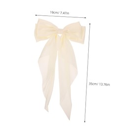 TOVINANNA Bow Hair Clip Ribbons Elegant Satin Decorative Hair Accessory for Women for Stylish Hairstyles and Special Occasions Comfortable and Easy to Use