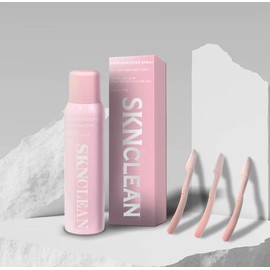 Hair Identifier Spray for Woman Shaving, SKNCLEAN Facial Hair Identifying Aerosol Dry Powder Spray with Razors for All Skin Hair Set
