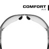 Mechanix Wear Vision Type-N (One Size Fits All, Clear-Black/Clear)