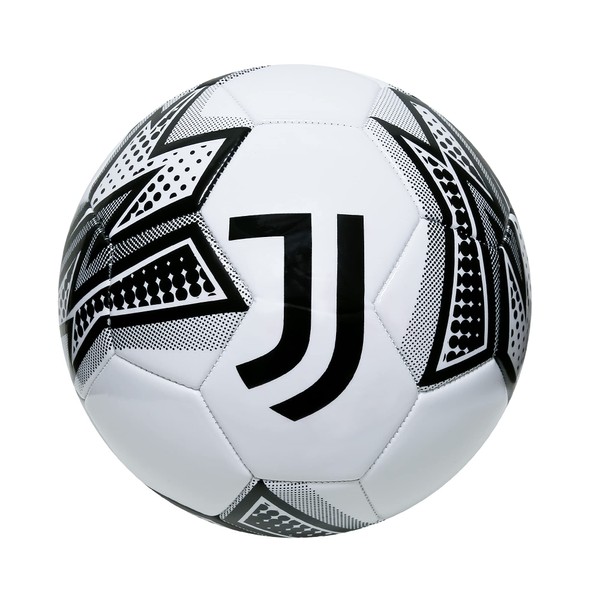 Icon Sports Juventus Pop Art Team Ballon de Football, Blanc, 5