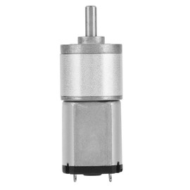 Gear Motor DC 6V/12V 16GA030 0.4 inch (10 mm) Shaft Length Smart Car Low Heat Low Loss Abrasion Resistant Electric Gear Motor (12V 150RPM)