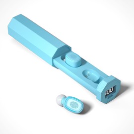Wireless Bluetooth Earbuds Stable Connection Noise Cancellation Handsfree Calling TWS Sports Earphones Sky Blue
