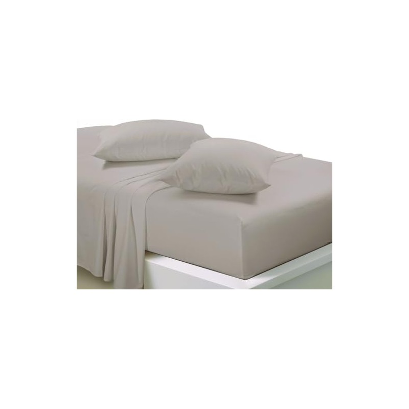 Fitted Sheet Double size Silver Soft, Deep Pocket, Wrinkle Free,