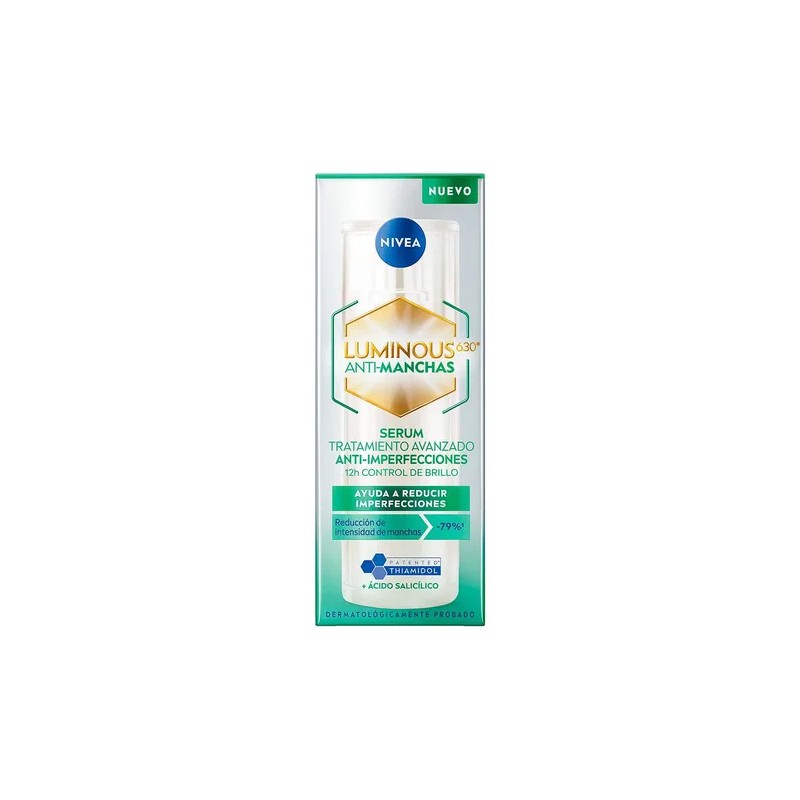 Nivea Luminous 630 Sérum Facial Anti-Manchas e Imperfecciones, 30 ml