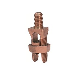BURNDY SERVIT Post KC20 Mechanical Grounding Connector, 10 to 5 AWG Conductor, Bronze