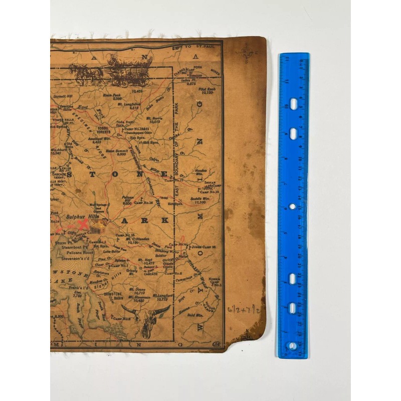 Treasure Map Poster America Pirate Maps Gold Rush Hidden Treasure