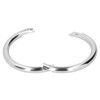2PCS Carbon Steel Bull Cattle Cow Nose Ring Farm Animal