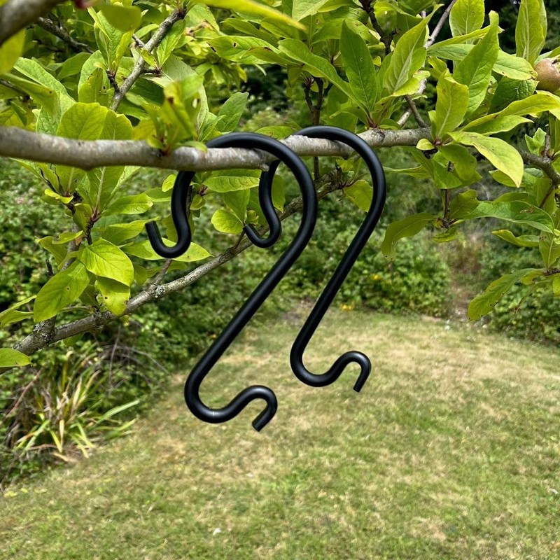 Selections Steel Tree Hanging S Hooks for Bird Feeders and