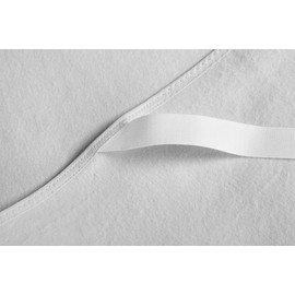 Dormisette Q70 Premium Matratzenauflage, Wasserdicht und atmungsaktiv, 70/140 cm, Baumwolle/Reinweiß