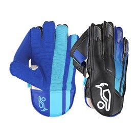 Kookaburra SC 2.1 Wicket Keeping Glove, Size Over Sized Adult, Black/Blue, Black/Blue
