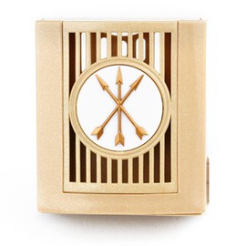 Belle Aroma Plugables ScentSlide Night Light Electric Aromatherapy Home Fragrance Diffuser - & 1 Tahitian Vanilla Fragrance Wafer - Arrows/Frosted Sandstone - for Bathroom, Bedroom, Hallway, Kitchen