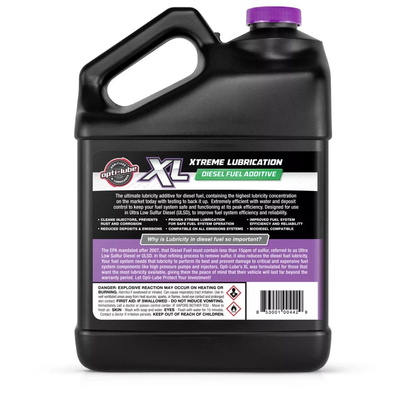 Opti-Lube XL Xtreme Lubricant Diesel Fuel Additive: 1 Gallon with