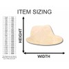 Unfinished Wood Fedora Shape Hat Craft up to 46" DIY