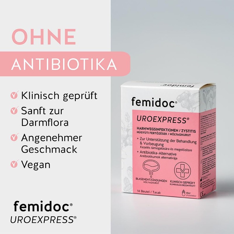 femidoc UROEXPRESS Drinking Bag Pack of 14 | Supports Treatment