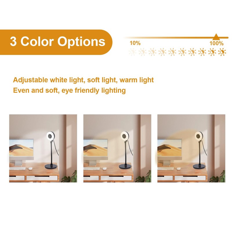 5MP Webcam for PC, AF Auto Focus Webcam with Fill