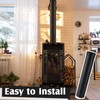 Yaocom 1 Pcs 6" Single Wall Stove Pipe 16" to