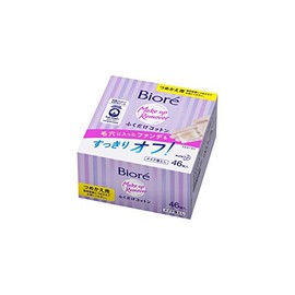 Biore Make-up Removing Cotton 46 sheet Refill (Japan Import) [Health and Beauty]