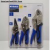 KOBALT Locking Plier 3 Piece Set - 6.5" Long-Nose, 7"