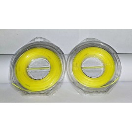 Rino-Tuff ***(Lot Of 2) Rino-Tuff Pro Universal Fit .095 yellow Trimmer Line 125 ft spool*