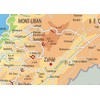 Physical Map of Lebanon - Size A1-59.4 x 84.1cm -
