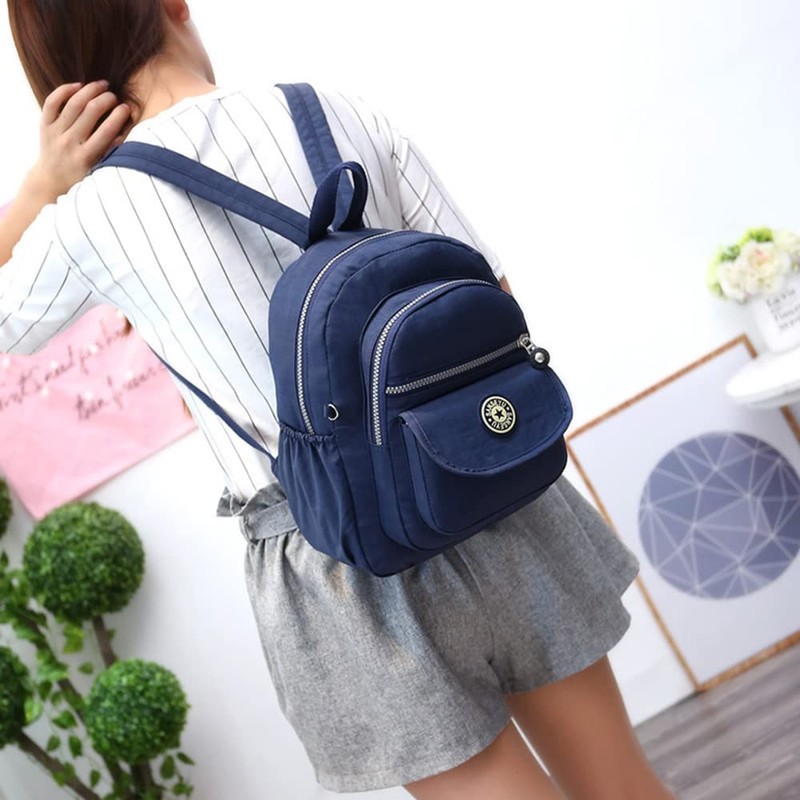 Laneko Mini Nylon Backpacks for Women Small Backpack Purse Lightweight
