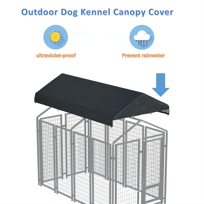 8' x 4' Replaceable Dog Kennel Cover 420D Heavy Duty