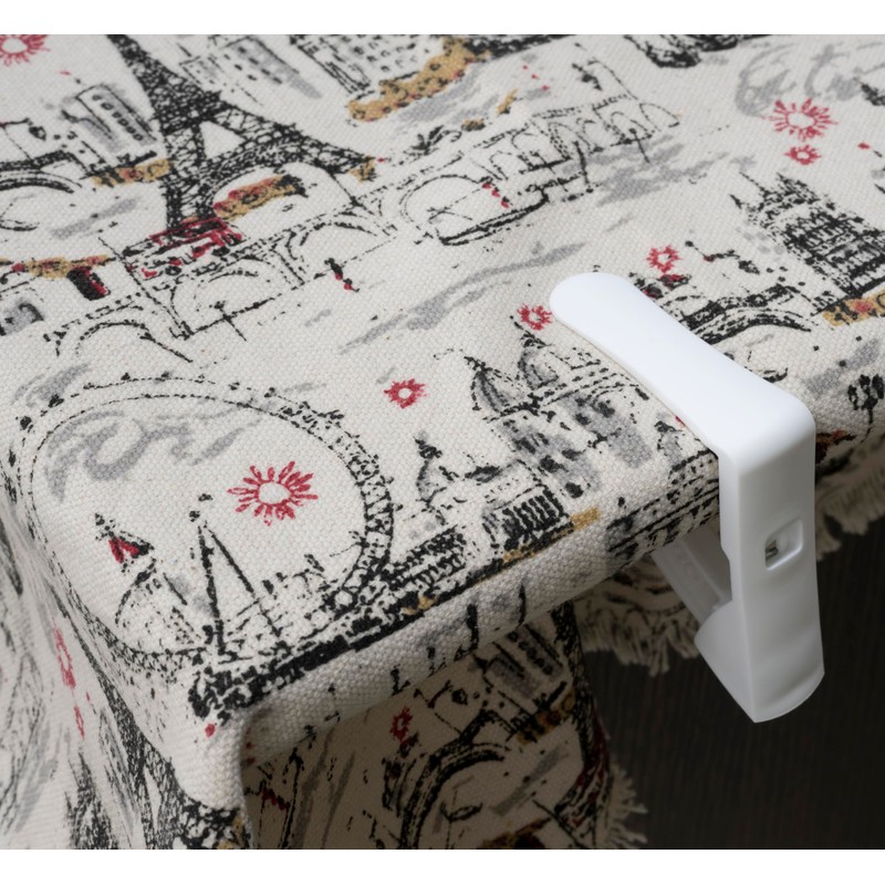 AERZETIX - C69419 Set of 4 Tablecloth Clips with Spring