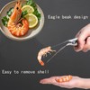 2 PCS Shrimp Deveiner Tool and Shrimp Peeler,Stainless Shrimp Knife