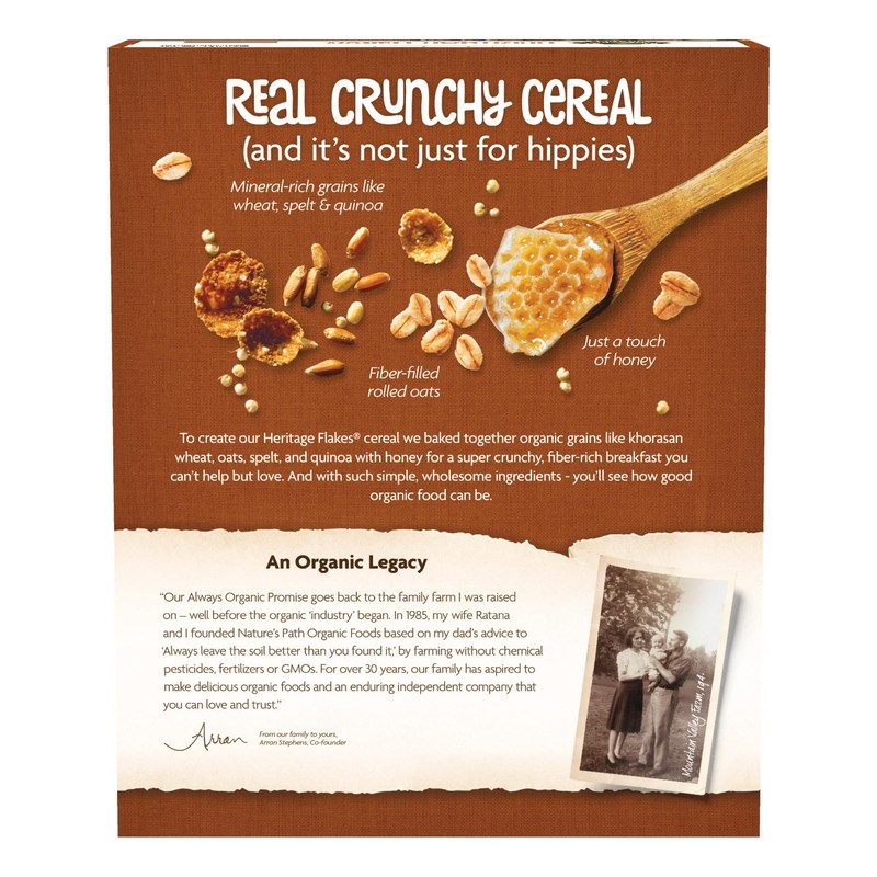 Nature's Path Organic Heritage Flakes® Cereal, 33.5 oz (Pack of