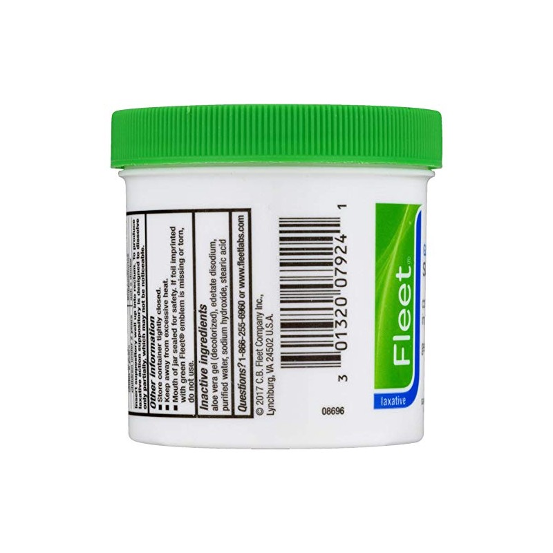 Fleet Suppos Adult Size 24s Fleet Adult Glycerin Suppository Laxatives